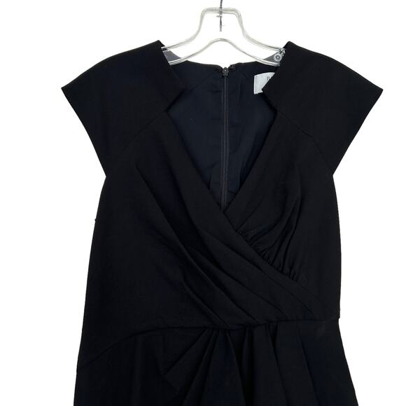 Badgley Mischka Collection Black Sheath Dress Sz 10 - Picture 2 of 9